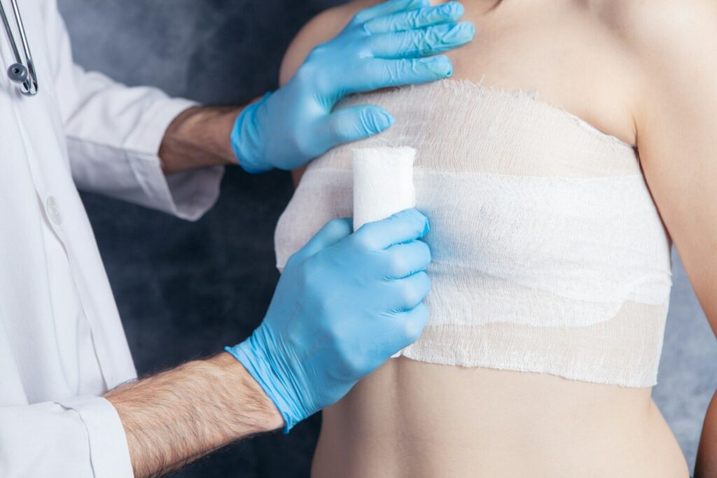 Breast reduction recovery