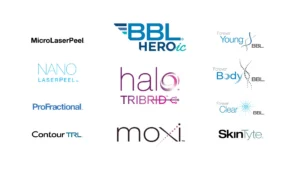 Which laser is right for me? All 12 laser and light treatment logos